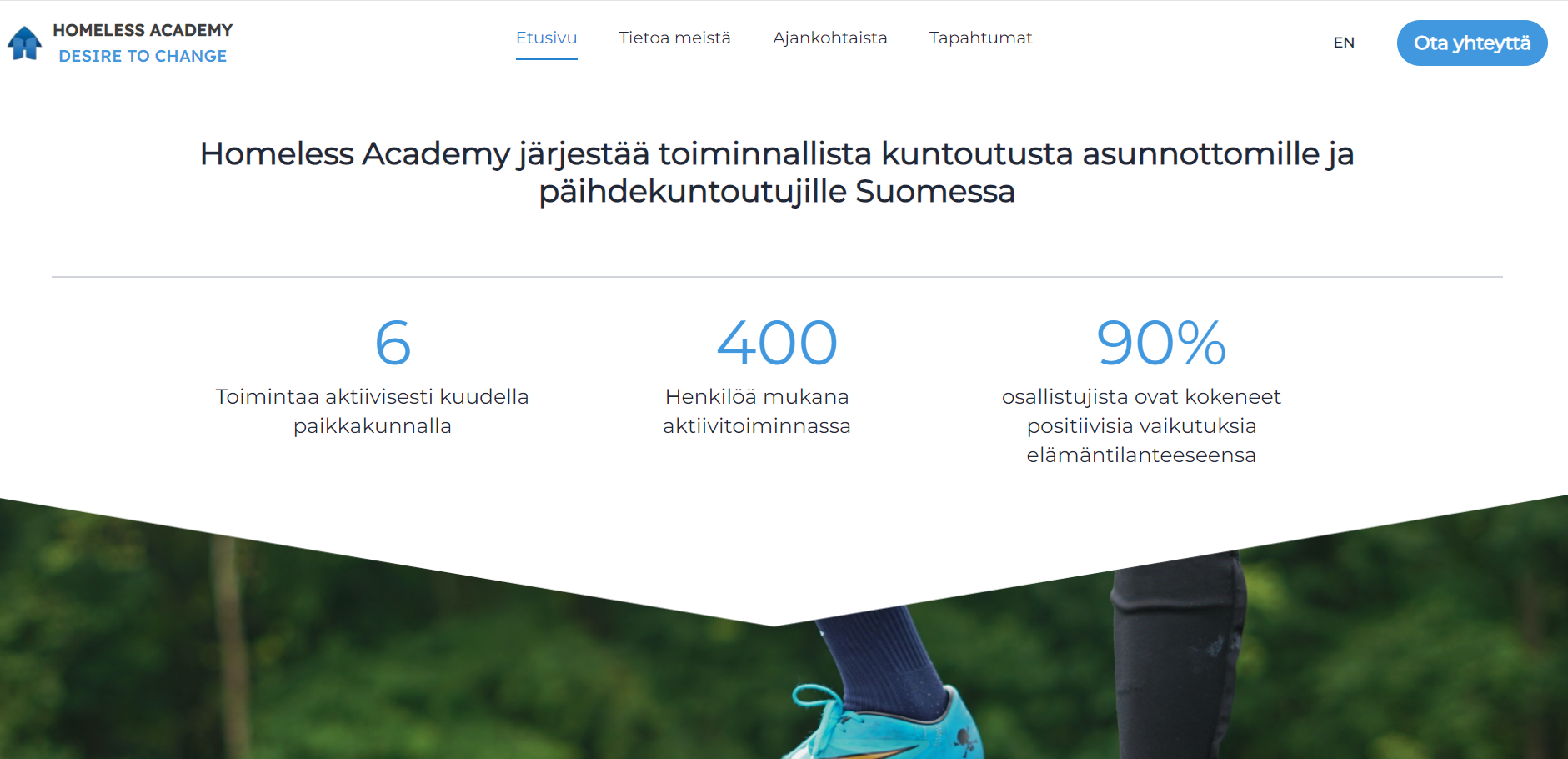 Homeless Academy - Virittämö project